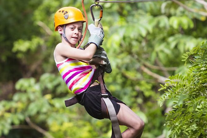 3 in 1 Rafting Buggy Safari and Zipline Adventure in Antalya - A quick zipline flight above the trees