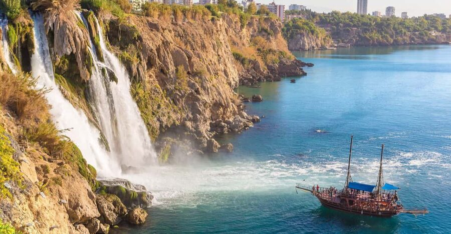 Antalya: Beach & Waterfalls Boat Trip w/ Lunch & Soft Drinks - Key points to know before booking