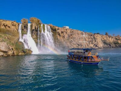 Beach & Waterfalls Boat Trip w/ Lunch & Soft Drinks