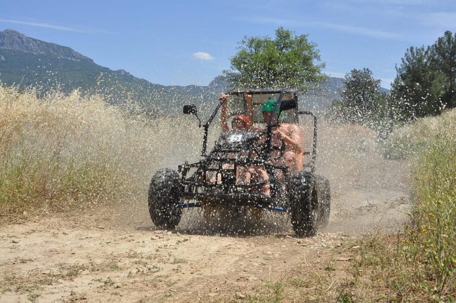 Antalya: Buggy or Quad and Rafting Tour with Lunch - Hotel pickup from seven Antalya-area bases