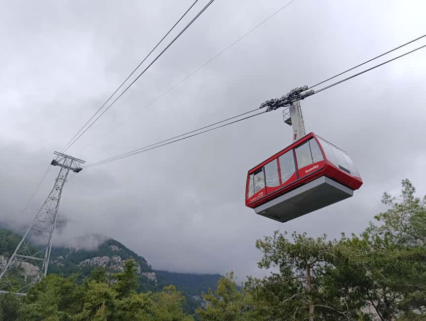 Antalya City Tour: 2 Waterfalls old city & Boat Ride - Cable-car views and changing plans