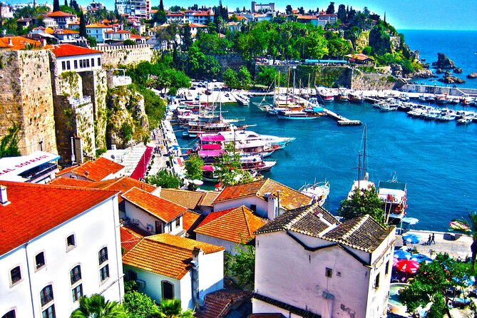 Antalya Full Day City Tour With Waterfalls and Olympos Cable Car - Lower Duden Waterfall and the Mediterranean cliffs