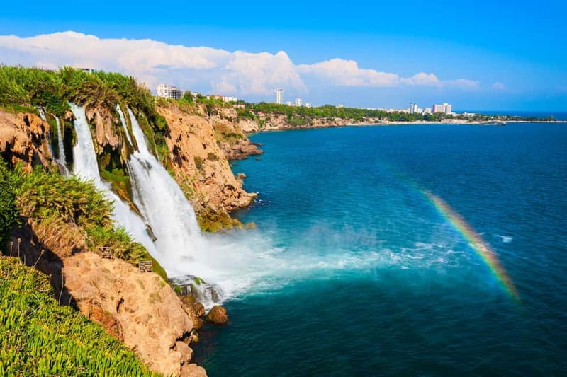 Antalya: Guided City Tour with Top 2 Waterfalls incl. Lunch - Lower Düden: Antalya’s Dramatic Coastal Waterfall