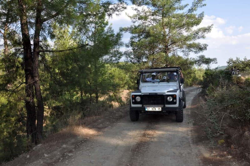 Antalya: Jeep Safari Adventure w/Lunch at Local Restaurant - Swimming at Ucansu Waterfall