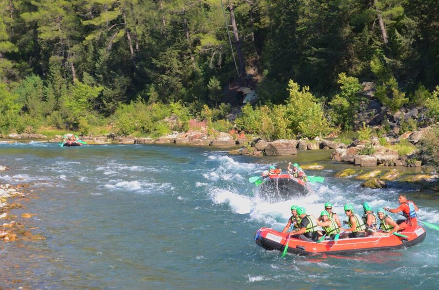 Antalya/Kemer: Koprulu Canyon Whitewater Rafting with Lunch - Breaks, wildlife, and canyon scenery