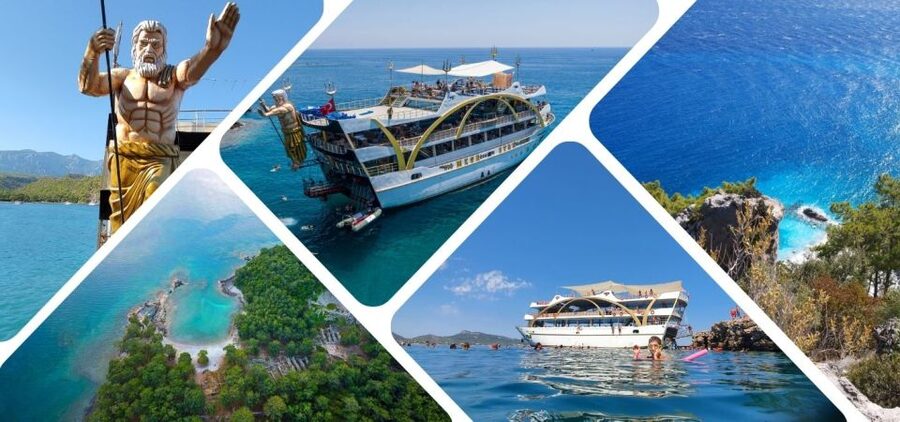 Antalya & Kemer: Megastar Catamaran Cruise With Foam Party - From Antalya hotels to Kemer Marina