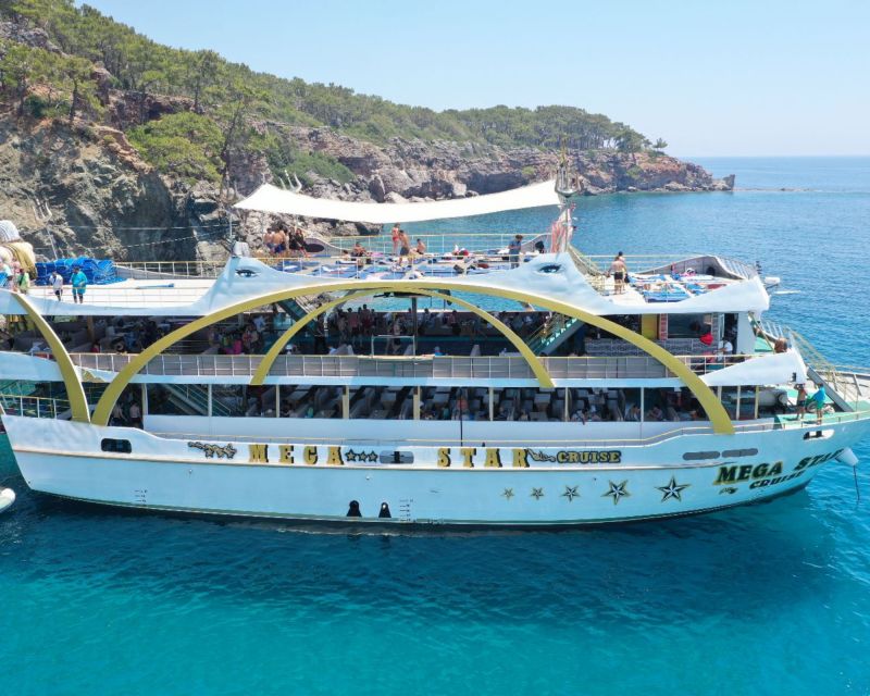 Antalya & Kemer: Megastar Catamaran Cruise With Foam Party - Kiriş Bay and the final swim