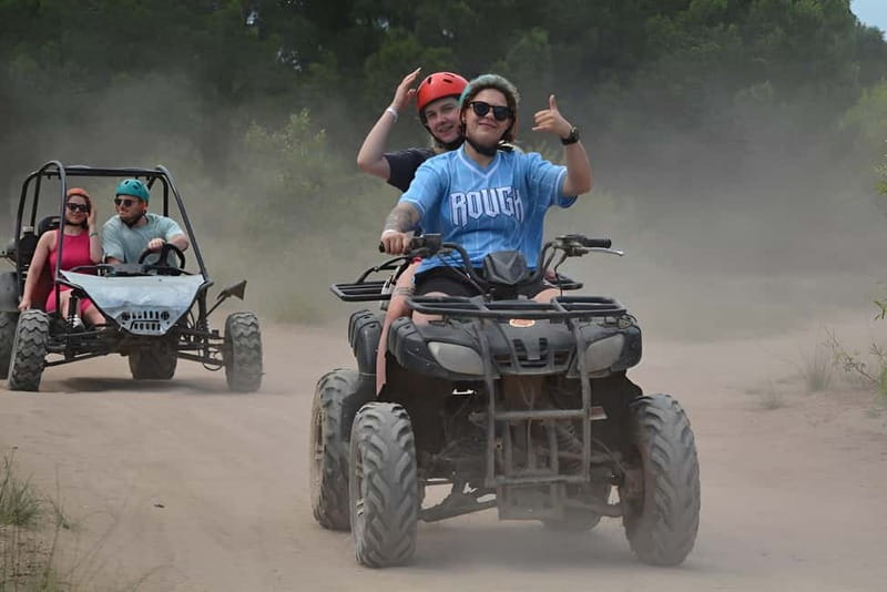 Antalya Kemer Merkez Transferli Quad Safari - The riding section: single quad or shared quad