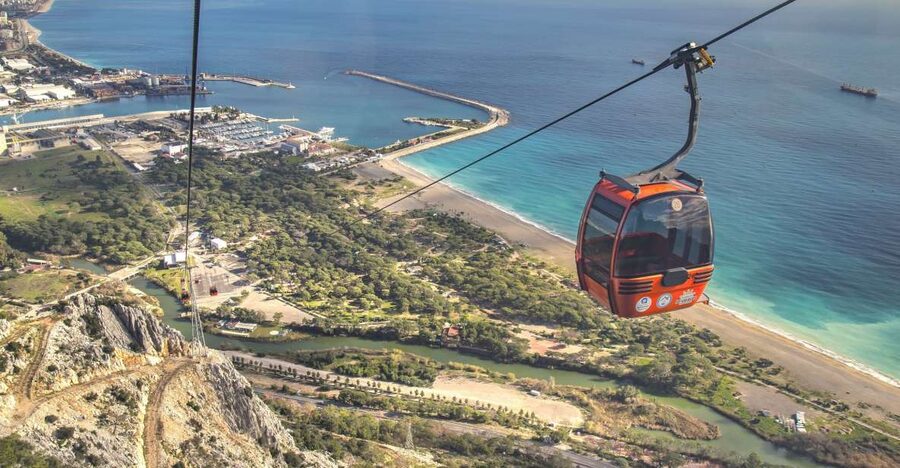 Antalya/Kemer: Old City, Waterfalls, Olympos Cable Car, Boat - Rising Above the Coast on the Olympos Cable Car