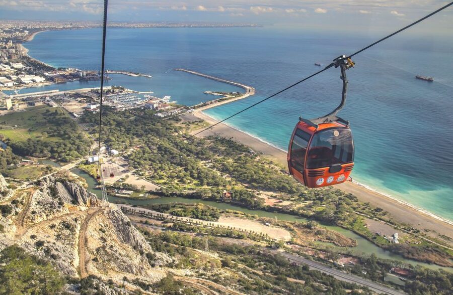 Antalya/Kemer: Old City, Waterfalls, Olympos Cable Car, Boat - Lower Düden Falls and the Mediterranean Edge