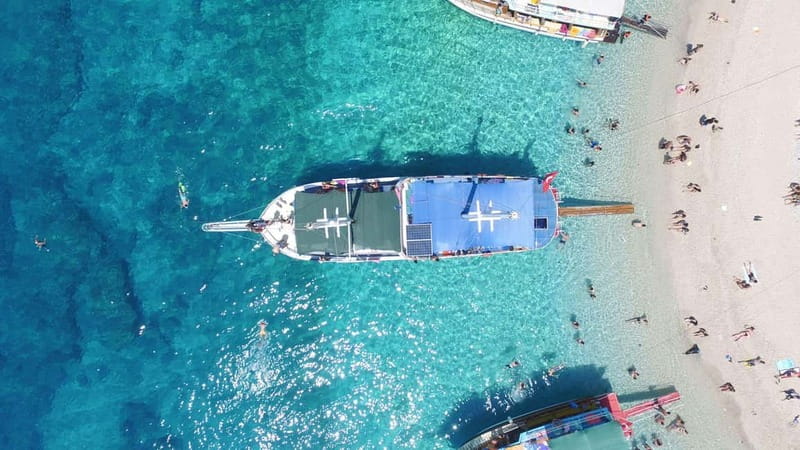 Antalya/Kemer: Suluada Boat Tour with Bays & Maldives Beach - Waterfall Bay combines scenery and lunch