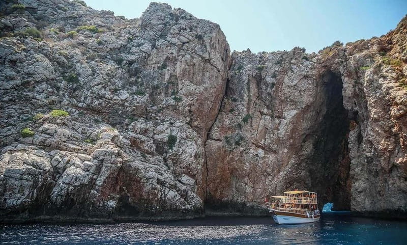 Antalya/Kemer: Suluada Boat Tour with Bays & Maldives Beach - Natural springs, pools, and the Lovers Cave