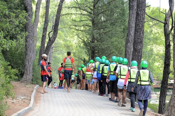 Antalya : Koprulu Canyon Rafting with Lunch and Pick up - Getting ready beside the river