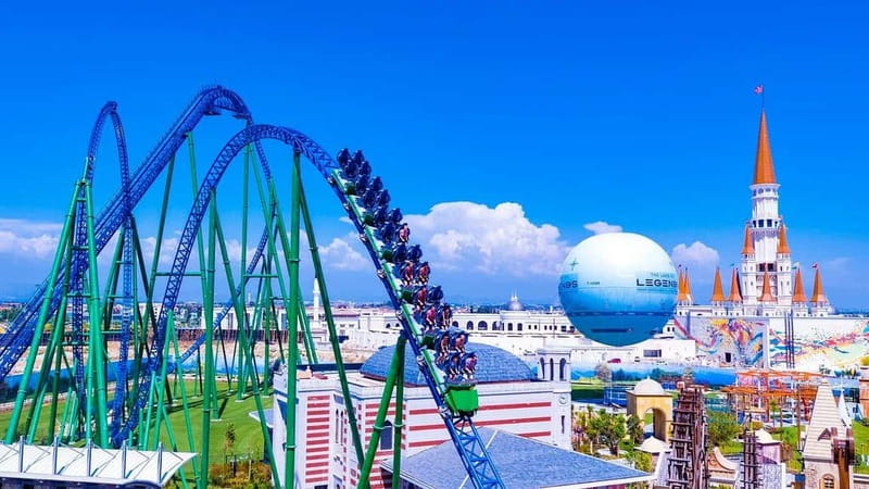 Antalya Land of Legends Night Show & Transfers - Entering Land of Legends after dark