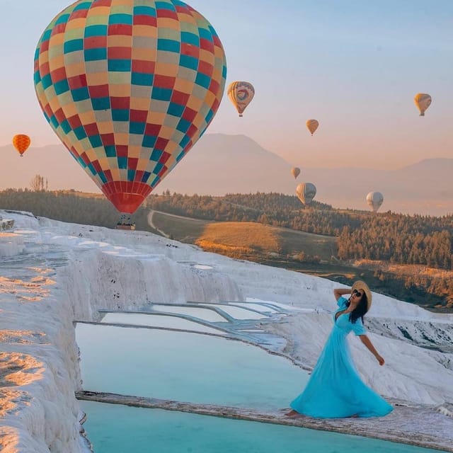 Antalya: Pamukkale Guided Tour With Optional Balloon Flight - Hierapolis and the ancient city beside the pools
