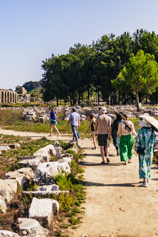 Antalya: Perge, Aspendos, City of Side, and Waterfalls Tour - Perge and its 500-meter Roman street