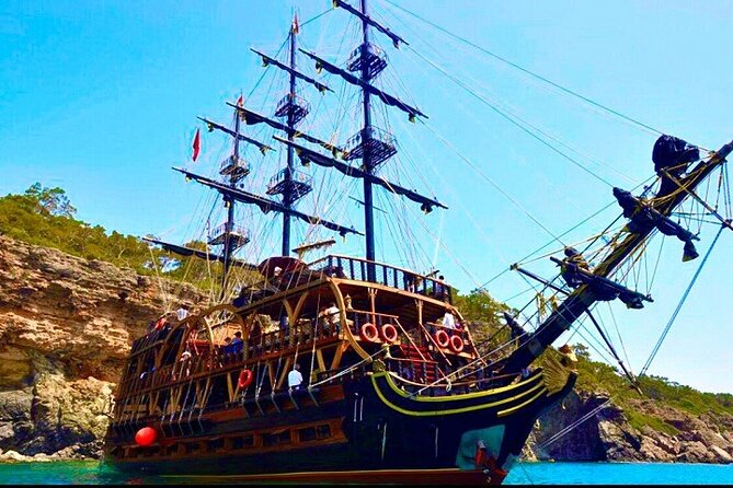 Antalya Pirate Boat from Kemer - Lunch and a long stop at Cennet Bay