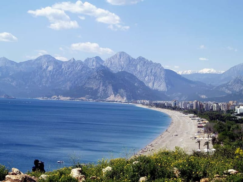 Antalya Private City Tour Waterfalls and Old Town Boat Tour - Lower Düden, where the river meets the Mediterranean