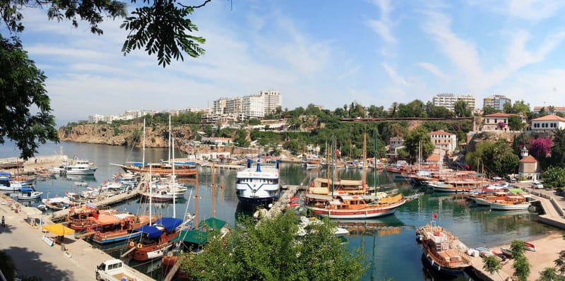 Antalya Private City Tour Waterfalls and Old Town Boat Tour - Lunch beside the rushing water