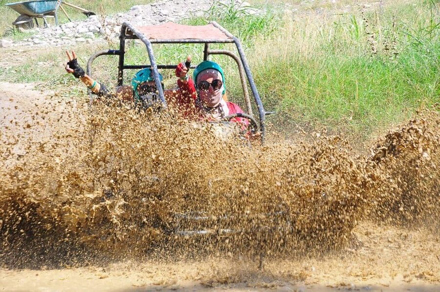 Antalya: Private Rafting, Zipline, Quad or Buggy w/ Lunch - Quad biking or buggy riding through mud
