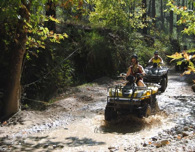 Antalya: Quad-Bike Excursion in Side Forest & Hotel Pick-Up - The briefing before your first quad ride