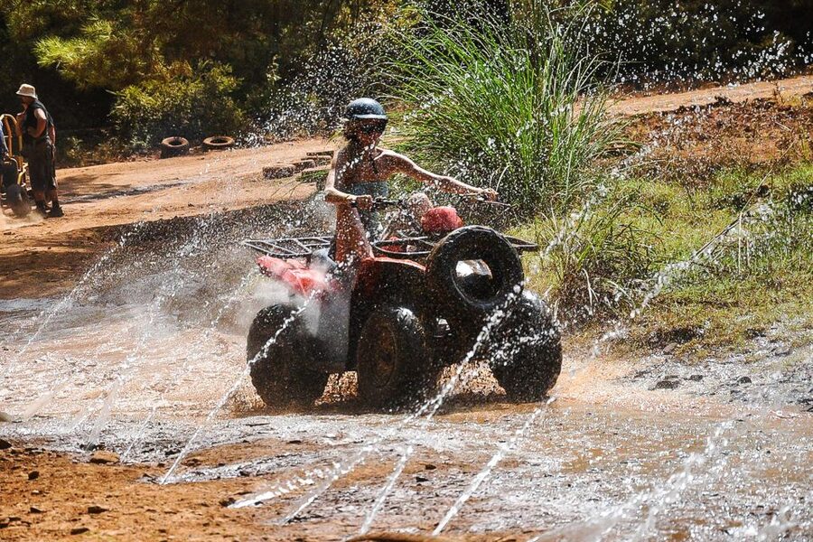 Antalya: Quad Safari Experience with Hotel Transfer - Forest trails, riverbeds, and muddy corners