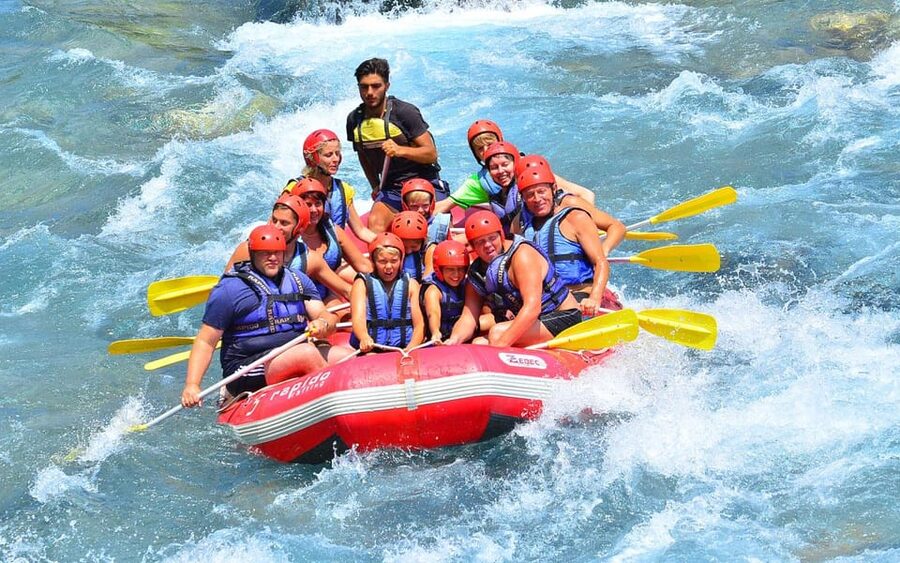 Antalya Rafting, Buggy/Quad, Zipline & Lunch with Swim Break - Rafting 12 km through Köprülü Canyon