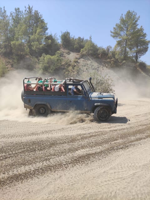 Antalya: Rafting Jeep Buggy&Quad Safari zipline canyon visit - Jeep routes through canyons and valleys