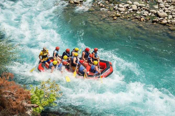 Antalya Rafting Tour - Getting fitted with boots, helmets, and life jackets