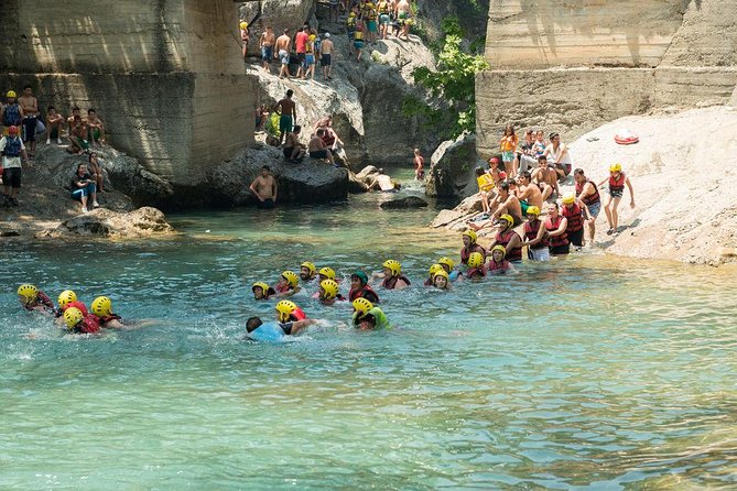 Antalya Rafting Tour - Swimming, games, and the small waterfall
