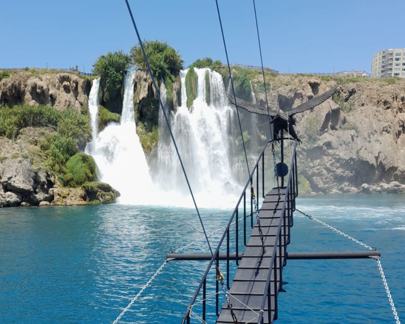 Antalya: Relax Boat Trip with Lunch to the Duden Waterfall - Lunch With Chicken, Meatballs, and Haydari