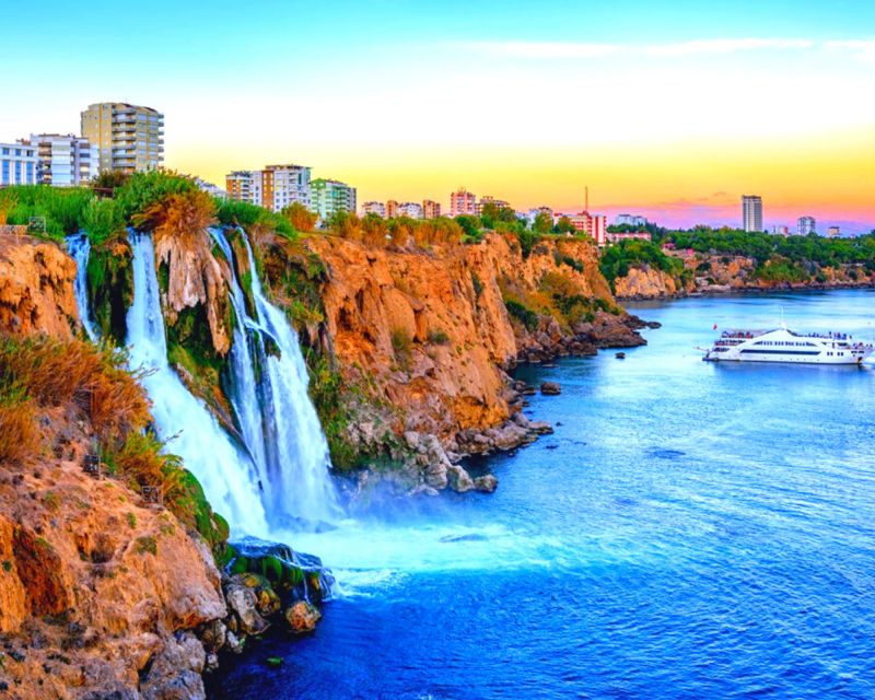 Antalya: Relax Boat Trip with Lunch to the Duden Waterfall - The Second Swim Near Caretta Caretta Habitat