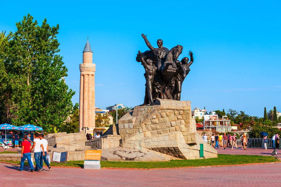 Antalya: Self-Guided Audio City Tour on Your Phone - Yivli Minare Mosque and a landmark you cannot miss