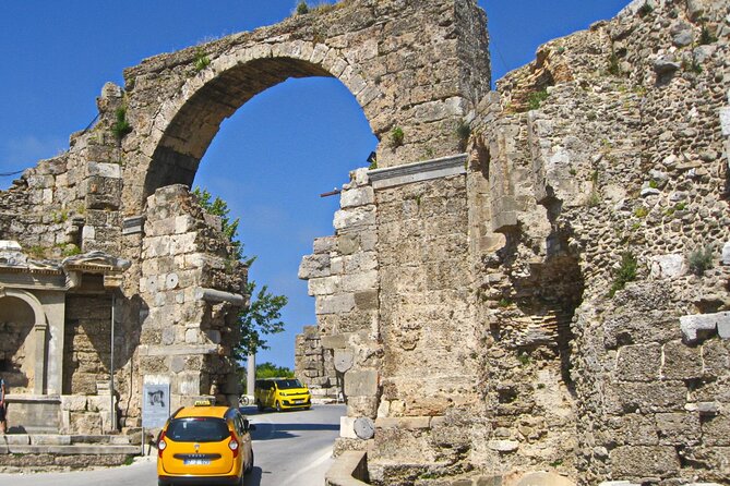 Antalya Tour To Perge Aspendos And Side With Manavgat Waterfall - Side Ancient City: ruins beside the Mediterranean