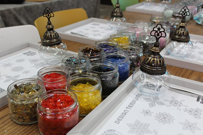 Antalya: Turkish Mosaic Lamp Workshop in Old Town – All Included - A family-friendly craft for children and adults