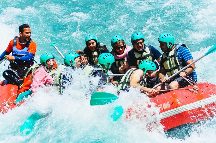 Antalya: Ziplining, Rafting, Jeep Tour & Quad Safari w/Lunch - Ziplining over the canyon base