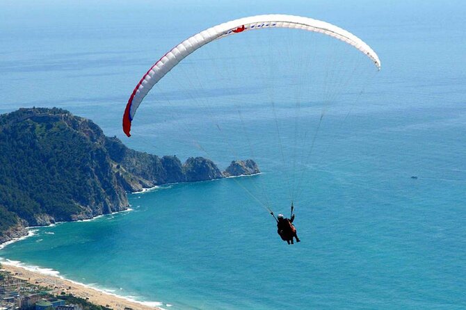 Belek Paragliding Experience By Local Expert Pilots - Preparing for Takeoff Above Cleopatra Beach