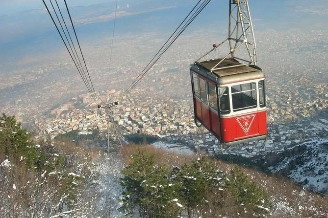 Cable Car elevation 2365 meters. - Riding the Olympos Cable Car to 2,365 meters