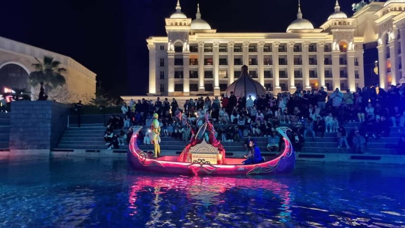 City of Belek: The Land of Legends Night Show - The Aqua-Light Show: fountains, lasers, and music