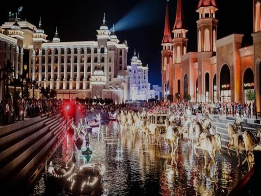 City of Side: Land of Legends Night Show & Hotel Transfer - Hotel pickup from Side and nearby resorts