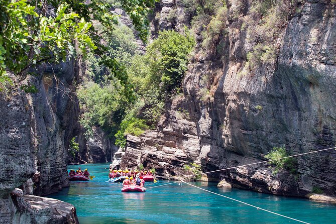 Family Rafting Trip at Köprülü Canyon Incl. Lunch from Kemer - A river break with snacks and entertainment