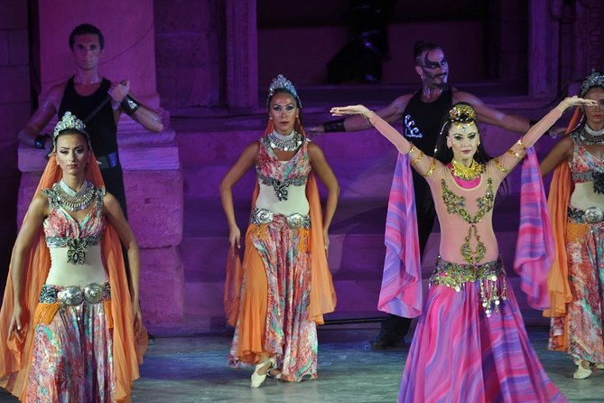 Fire of Anatolia at Gloria Aspendos Arena from Belek - Weather, cancellation, and the late return