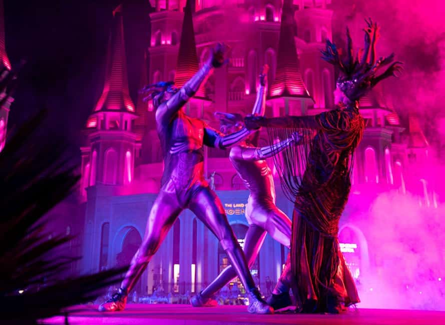 From Alanya: Land of Legends Night Show with Hotel Transfers - The boat parade and laser-lit performances