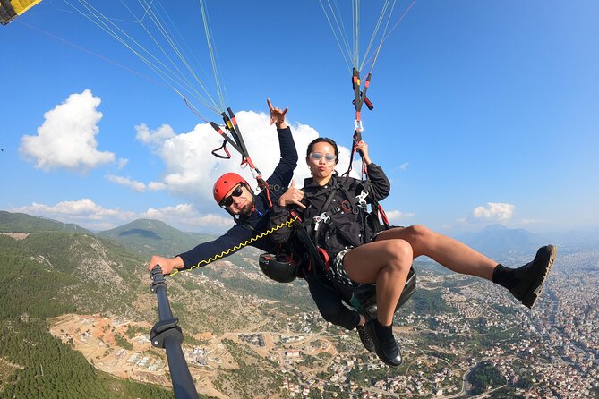 From Antalya Alanya Tandem Paragliding With Beach Visit - From Antalya to Alanya by morning transfer