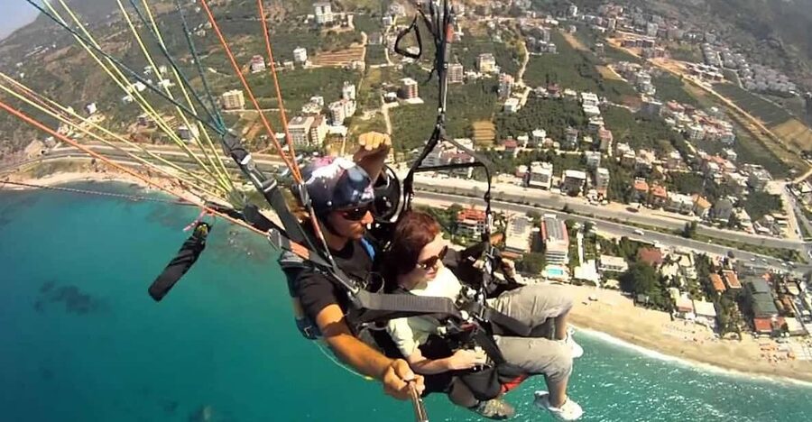 From Antalya, Belek, Side Alanya Paragliding Experience - What happens at Cleopatra Beach before take-off