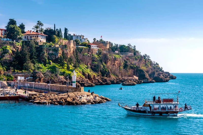 From Antalya: Half-Day Boat Tour to Düden Waterfalls - What the boat trip feels like