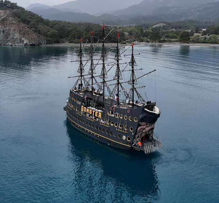 From Antalya/Kemer: All-Inclusive Party Boat with Lunch - Lovers Bay and the Last Swim