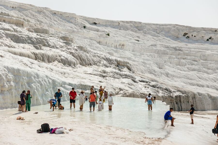 From Antalya/Kemer: Pamukkale and Hierapolis Tour with Lunch - Key points at a glance