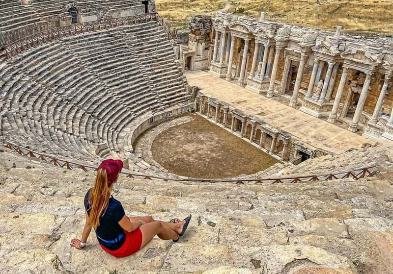 From Antalya/Kemer: Pamukkale & Hierapolis Day Trip w/Meals - Cleopatra’s Pool costs extra