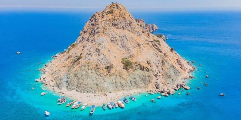 From Antalya/Kemer: Suluada Island Boat Trip with Sunset - Adrasan Harbor is where the real outing begins